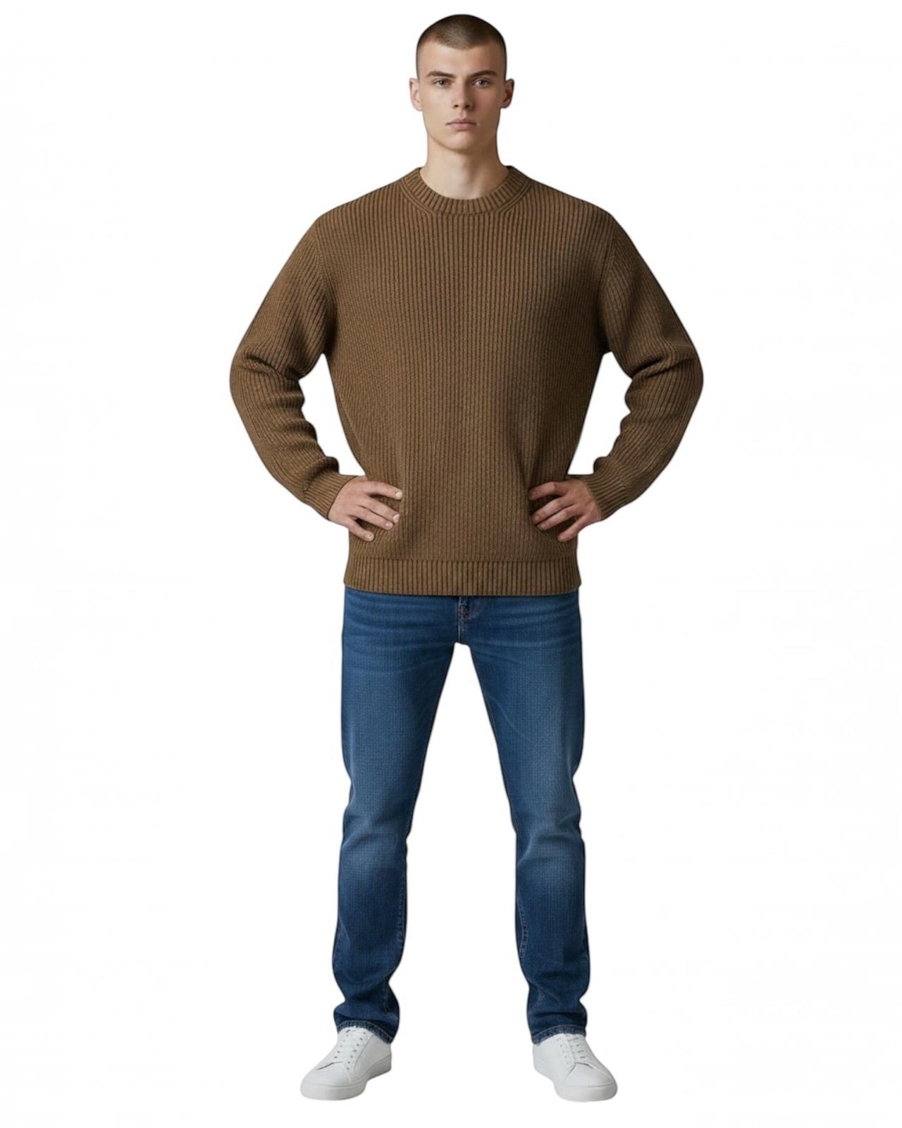 Indicode Jeans Jersey Cuello Redondo Intorpedo Monks Robe