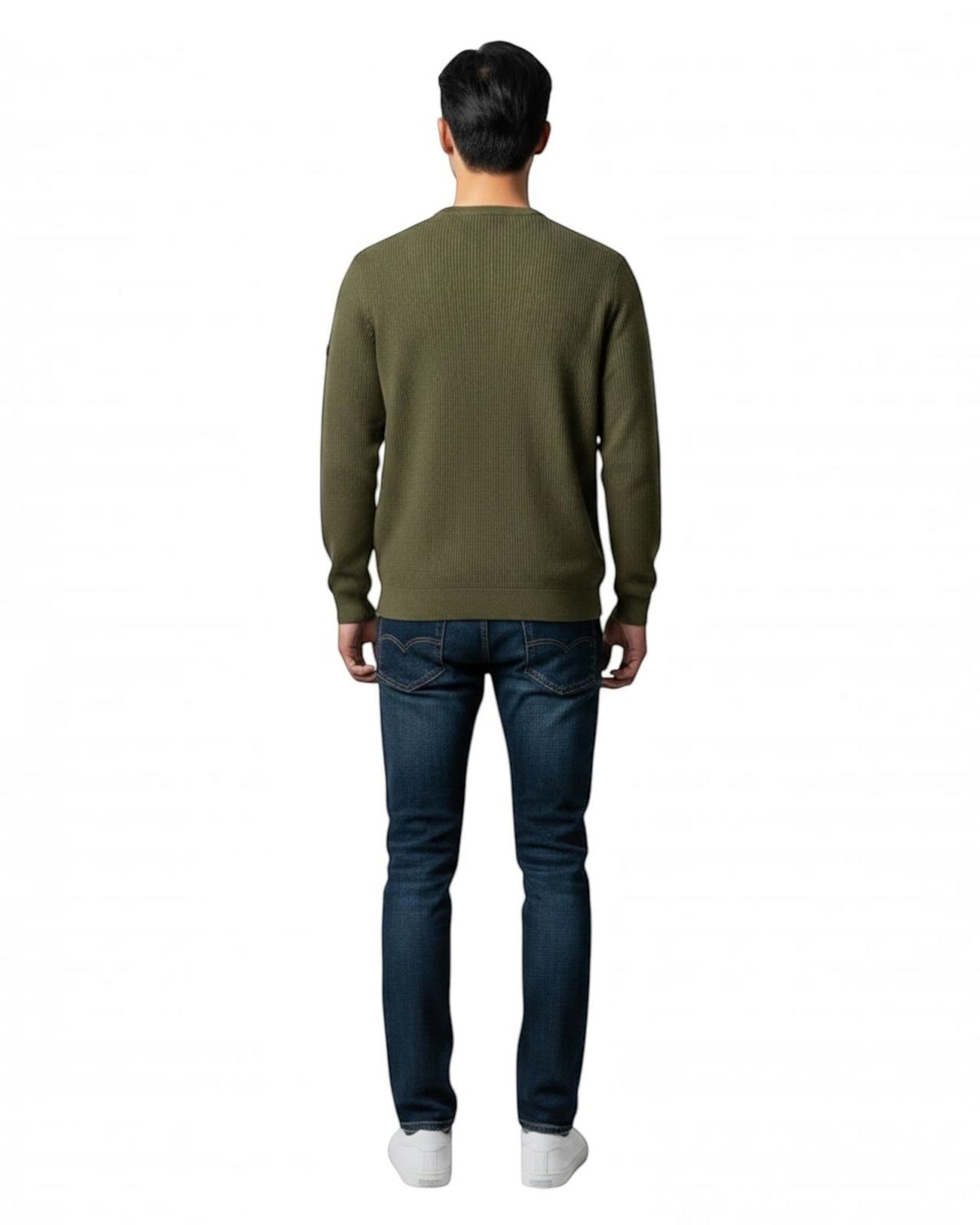 Indicode Jeans Jersey Cuello Redondo Knitwear Inzarholm Olive