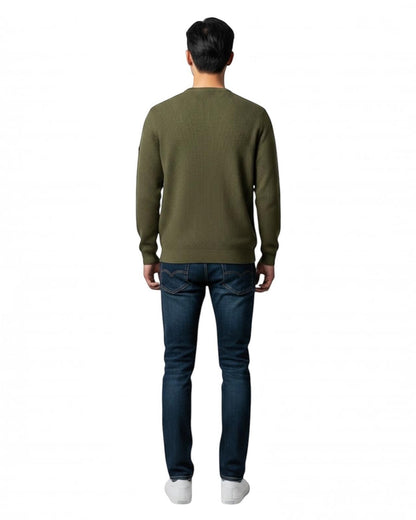 Indicode Jeans Jersey Cuello Redondo Knitwear Inzarholm Olive