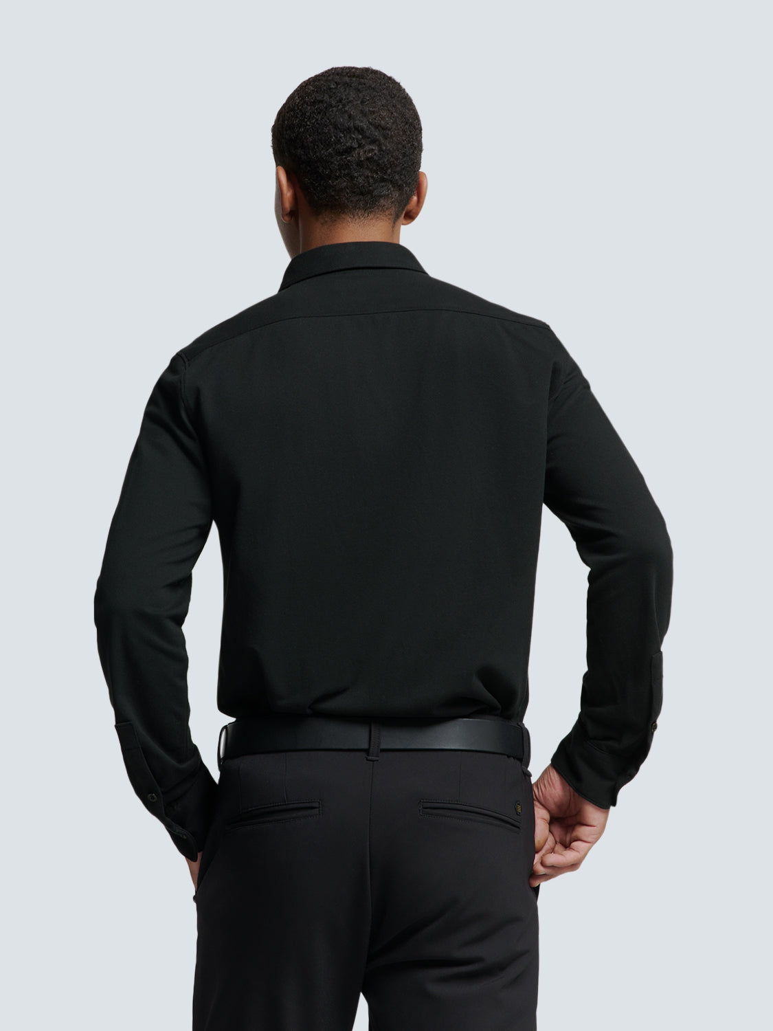 NXS Camisa de Punto Pique No Excess Black