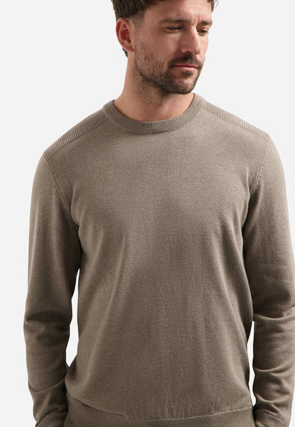 NXS Pullover Crewneck Melange No Excess Clay