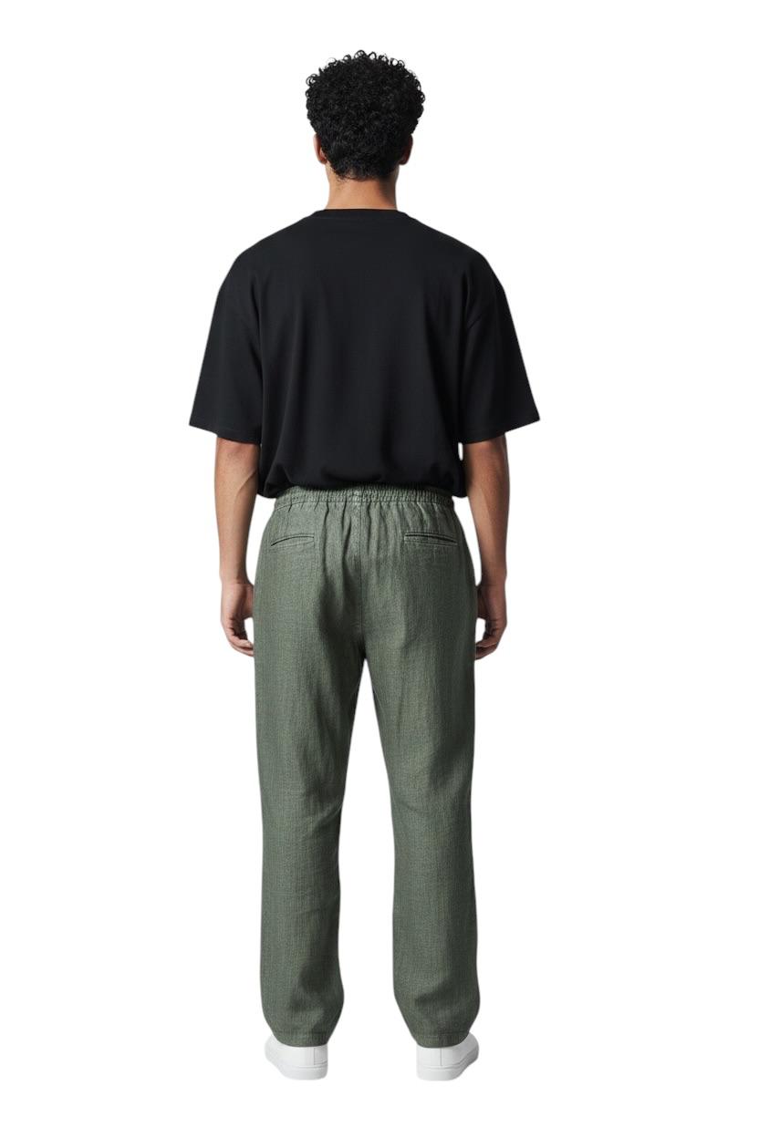 CC Pantalon de Lino Carlos Cordoba Khaki