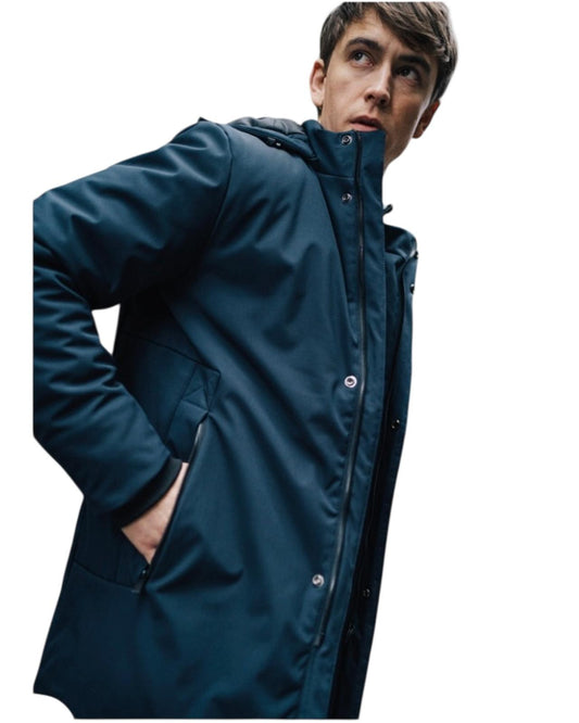 Dario Beltran Parka Con Capucha Marino