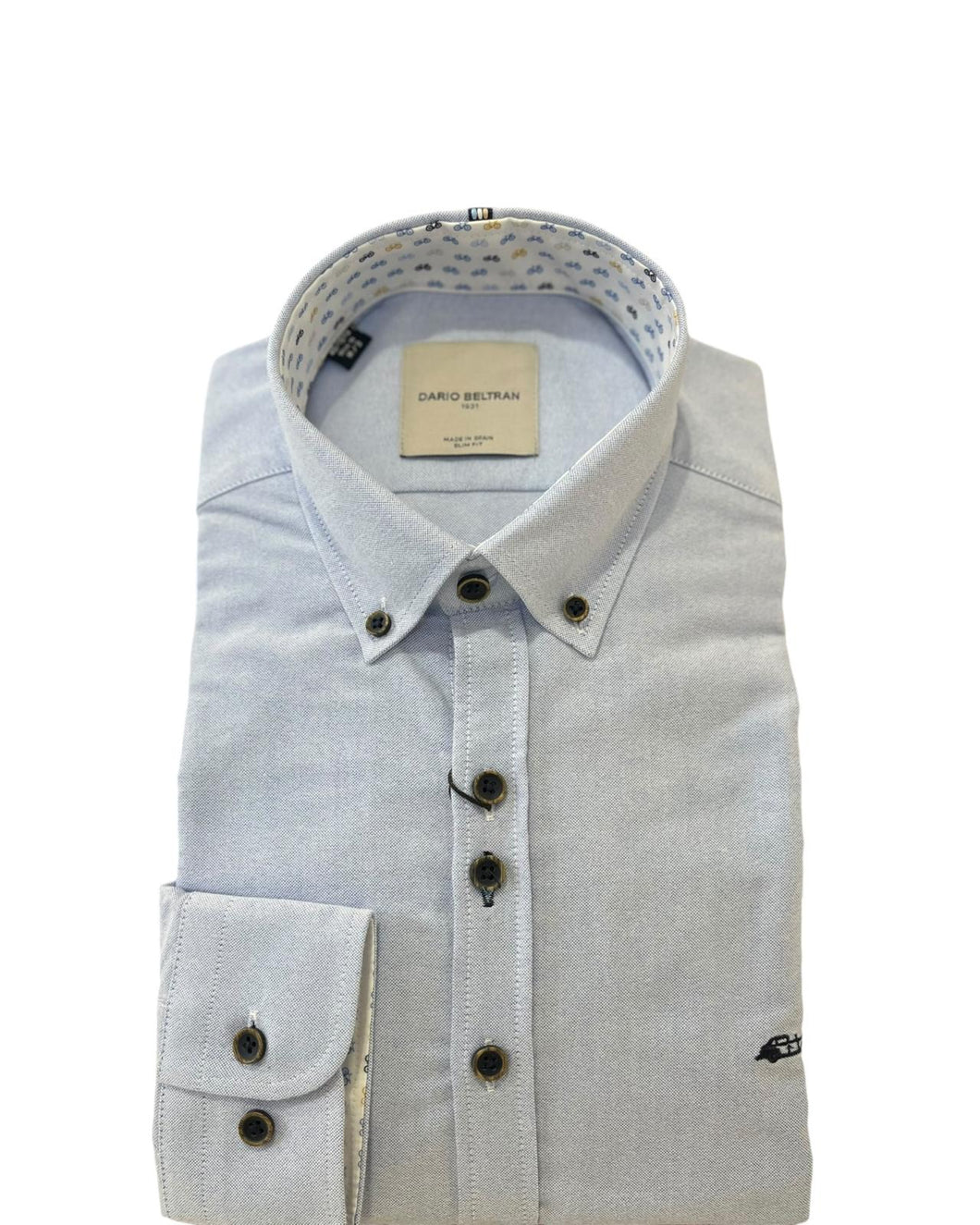 Dario Beltran Camisa Oxford Pazos Celeste