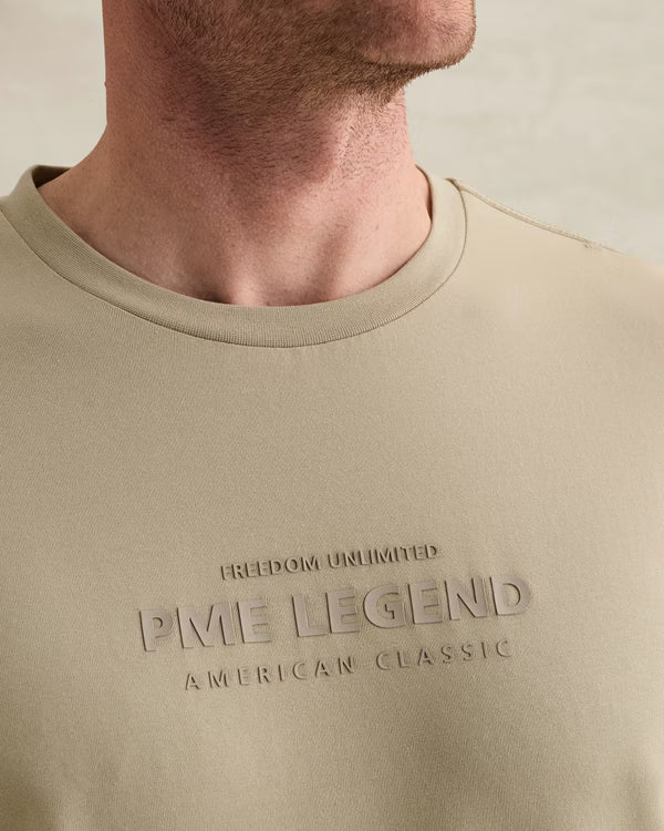 PME Legend Camiseta de Manga Corta Cuello Redondo Stone Green