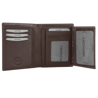 Billetero Vertical Sin Monedero Cacharel Marron