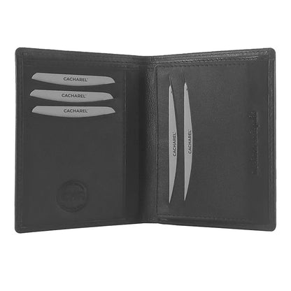 Billetero Vertical Sin Monedero Cacharel Negro