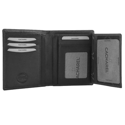 Billetero Vertical Sin Monedero Cacharel Negro