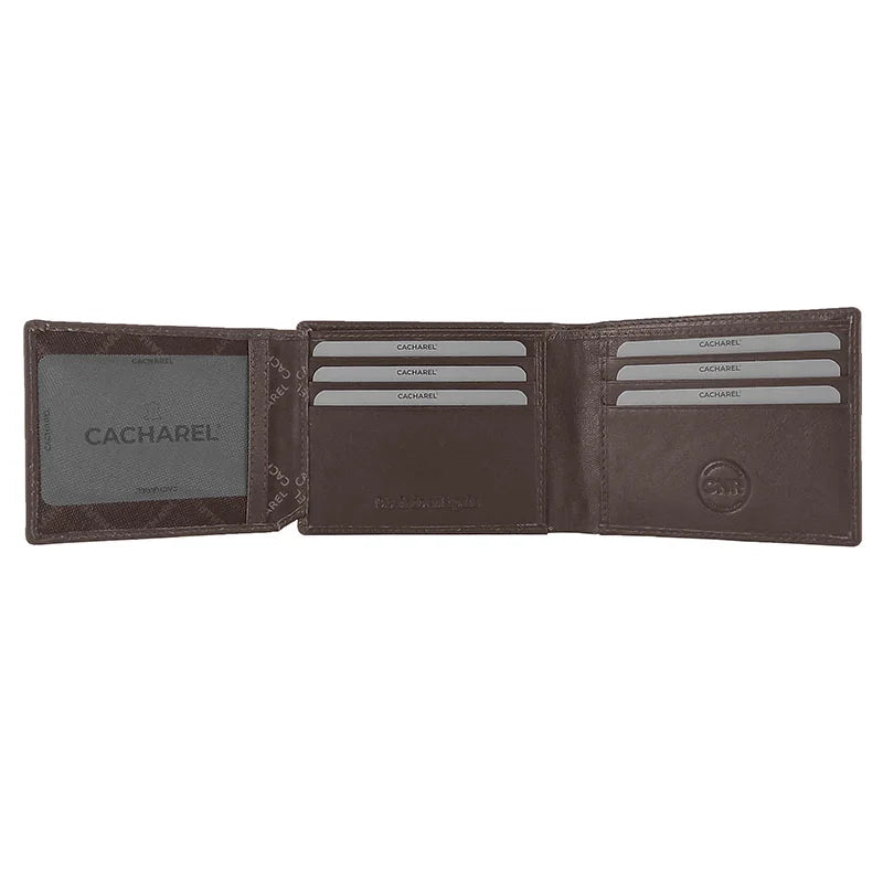 Billetero Horizontal Sin Monedero Cacharel Marron