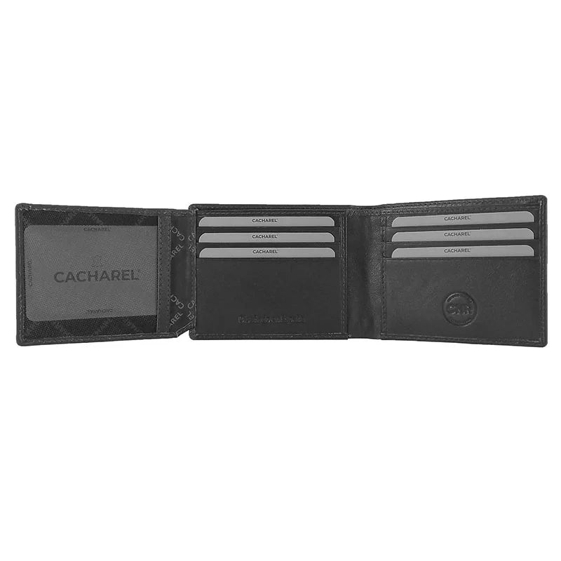 Billetero Horizontal Sin Monedero Cacharel Negro