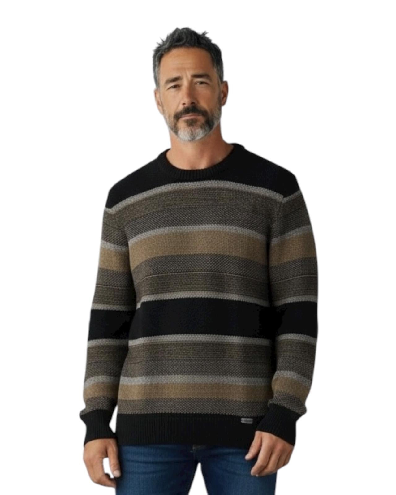 Tome Pullover Cuello Redondo Browm