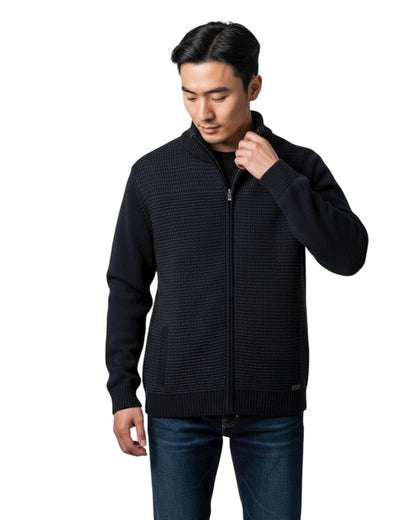 Tome Cardigan con Cremallera Blue