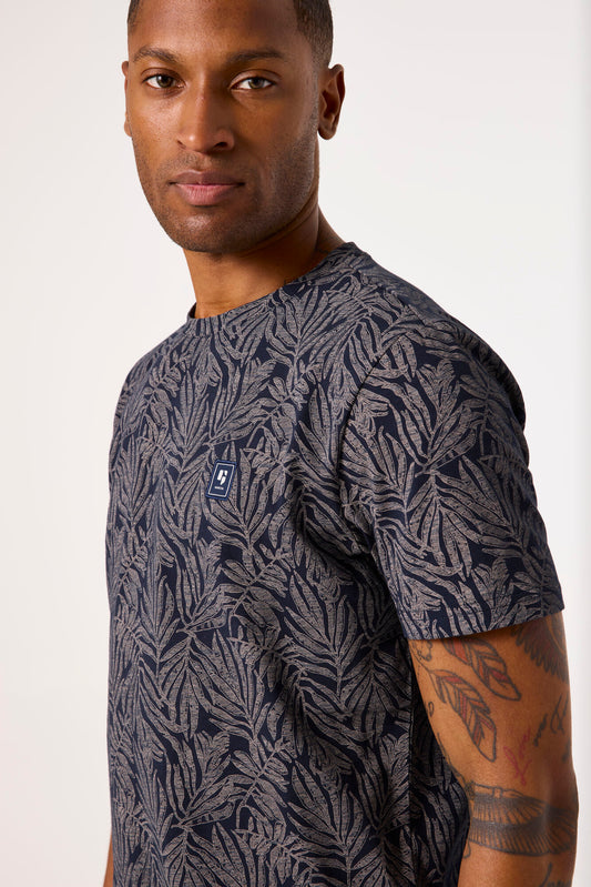 Garcia Jeans Camiseta Cuello Redondo Deep Ink