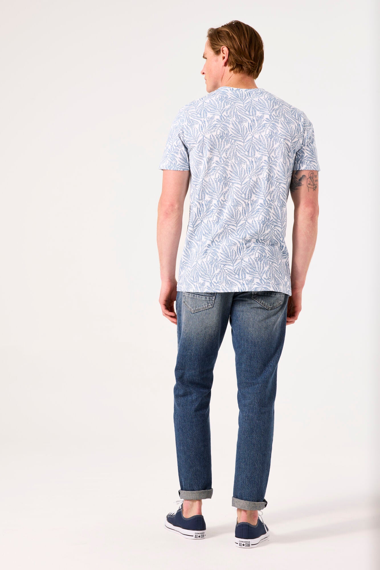 Garcia Jeans Camiseta Cuello Redondo White