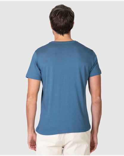 MSN Camiseta Manga Corta de Modal Massana Azul