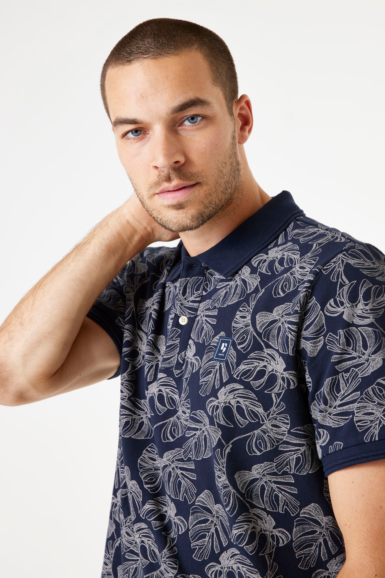 Garcia Jeans Polo Estampado Deep Ink