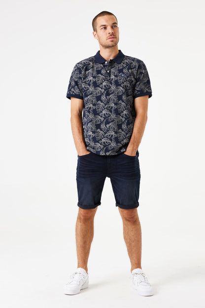 Garcia Jeans Polo Estampado Deep Ink