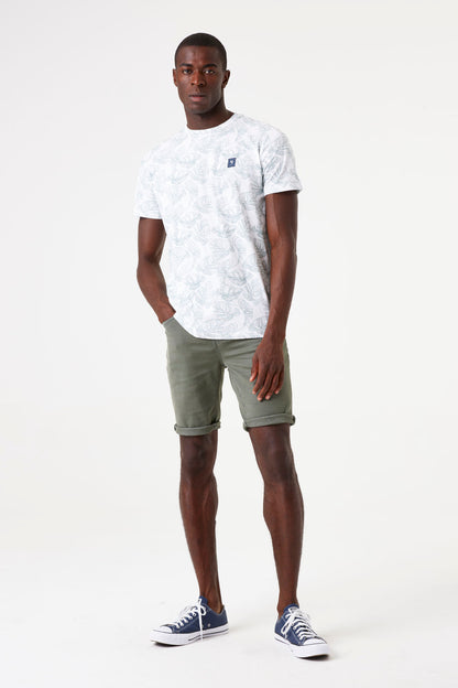Garcia Jeans Camiseta Cuello Redondo White