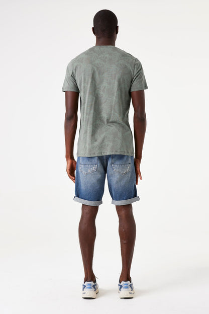 Garcia Jeans Camiseta Cuello Redondo Light Sage