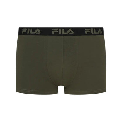 Fila Pack Boxers Elasticos Negro y Kaki 2 uds.