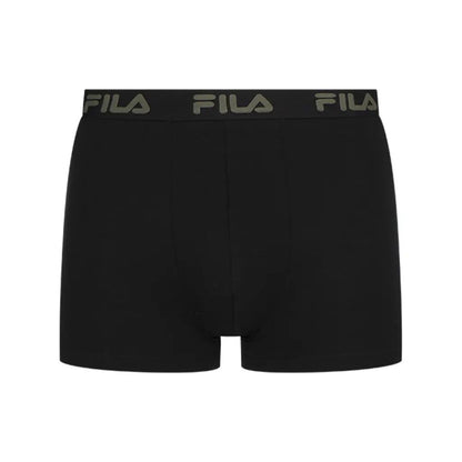 Fila Pack Boxers Elasticos Negro y Kaki 2 uds.