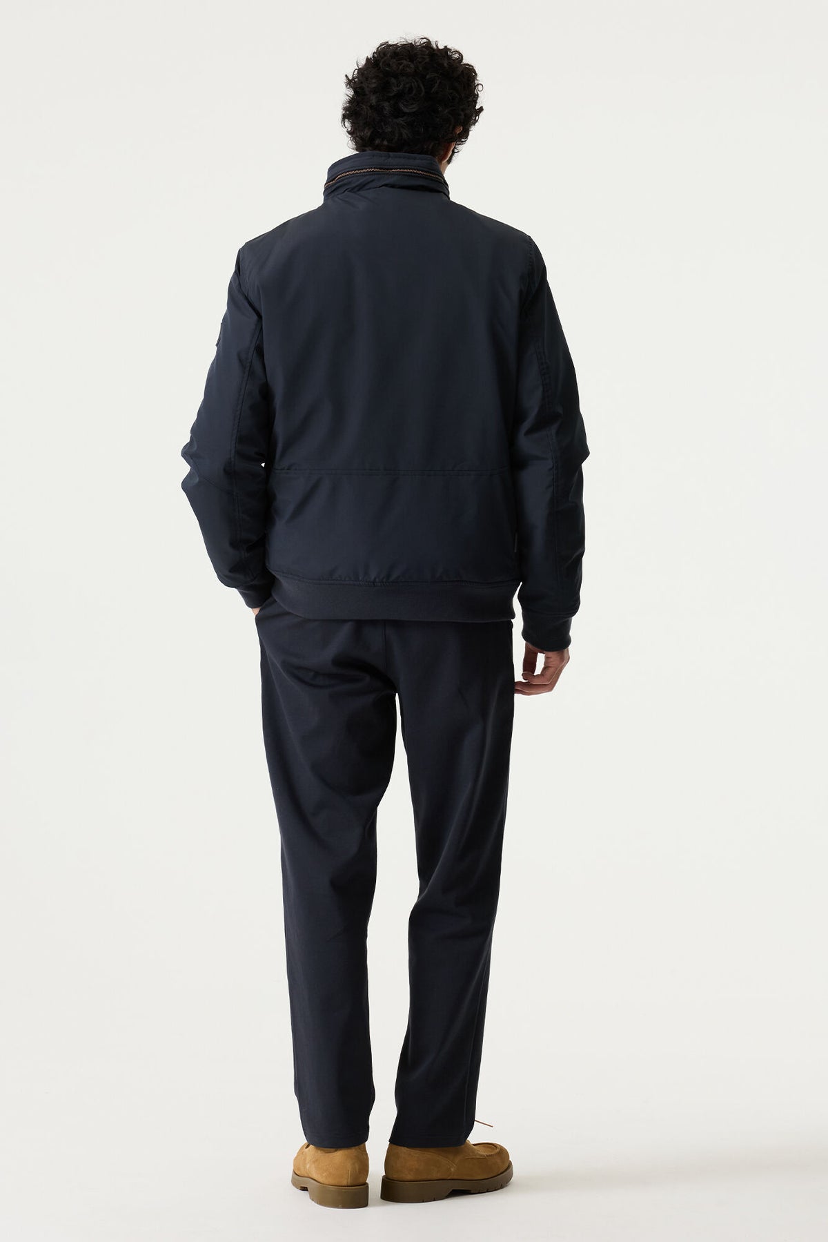 Garcia Jeans Chaqueta Lisa Acolchada Dark Navy