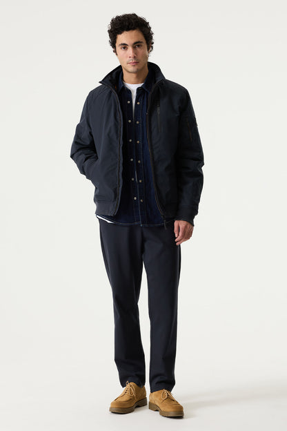 Garcia Jeans Chaqueta Lisa Acolchada Dark Navy