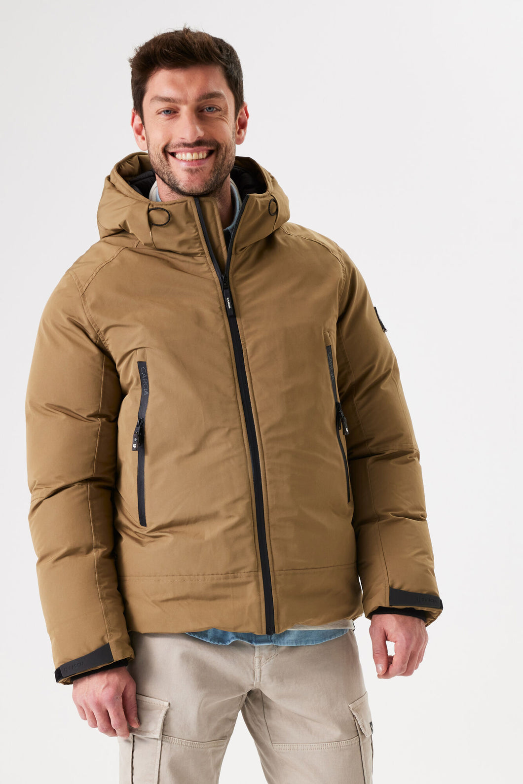 Garcia Jeans Chaqueta Plumon Softshell Bronze Green