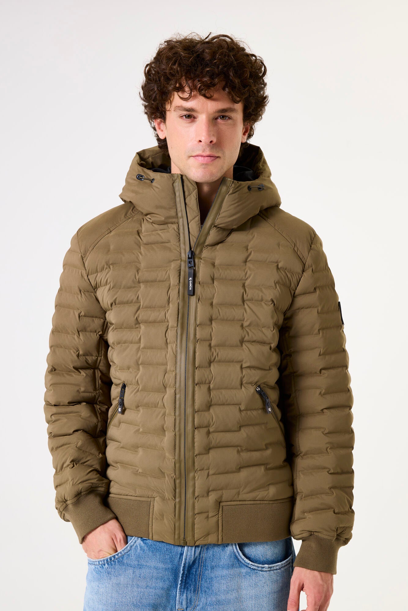 Garcia Jeans Chaqueta Plumon Softshell Bronze Green