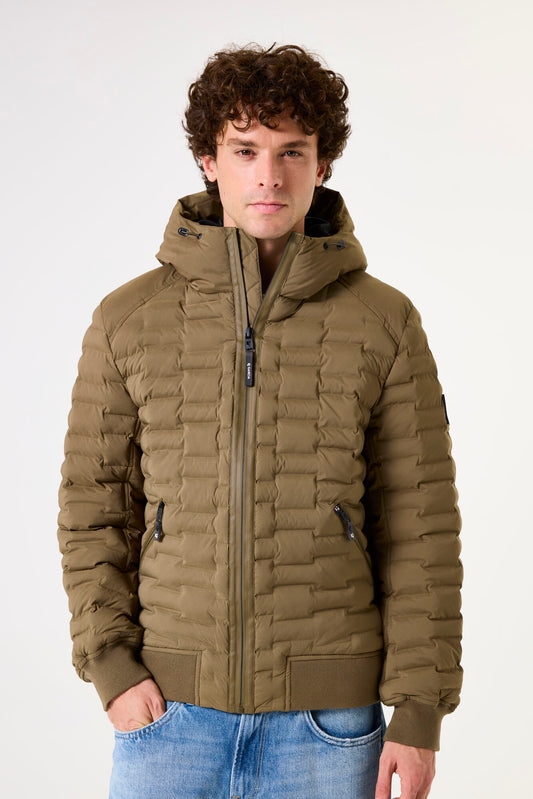 Garcia Jeans Chaqueta Plumon Softshell Bronze Green