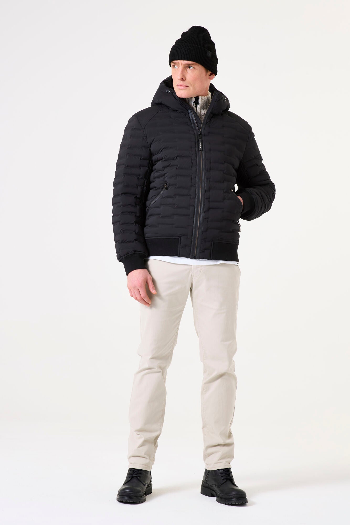Garcia Jeans Chaqueta Plumon Softshell Black