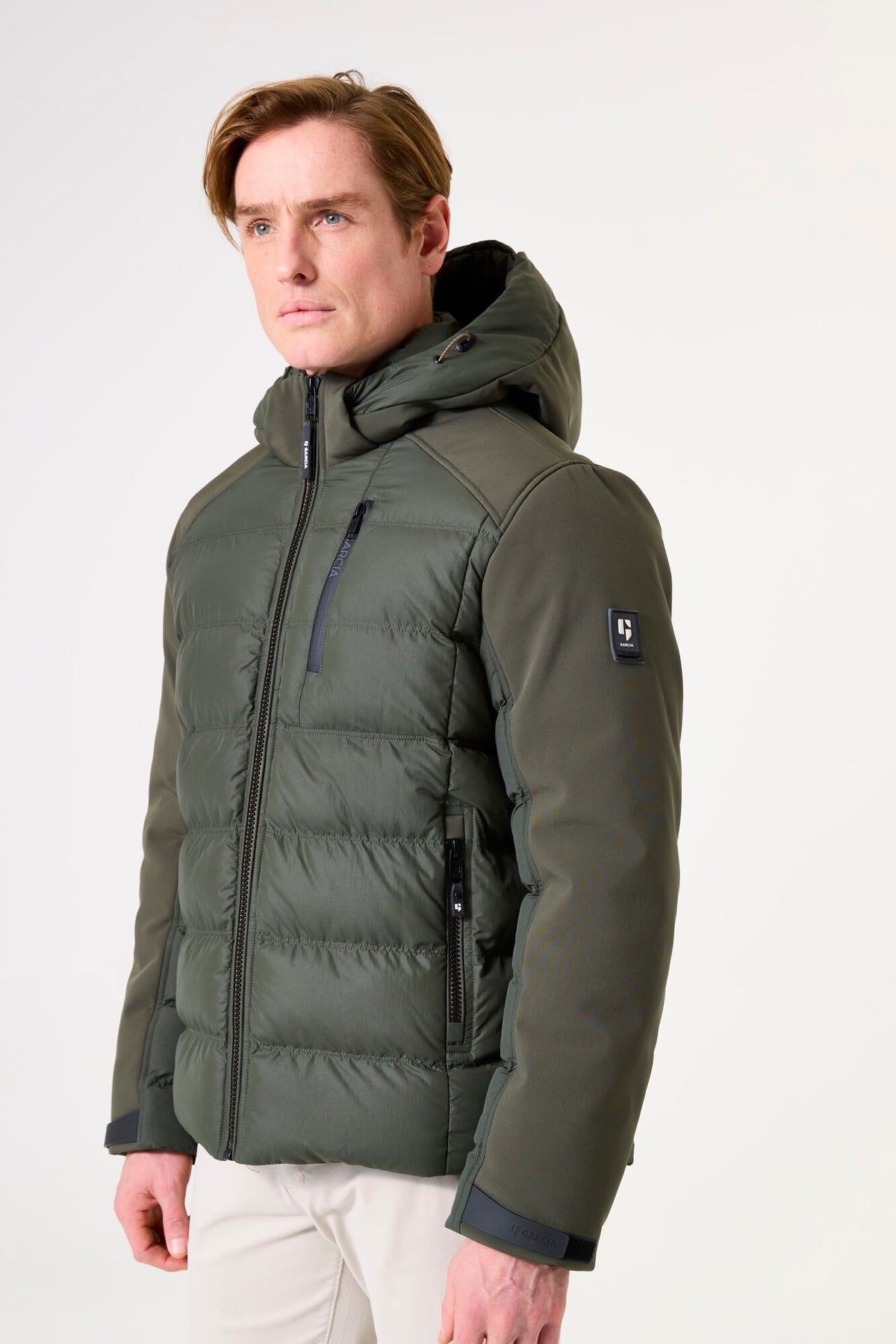 Garcia Jeans Chaqueta Softshell Verde Oscuro