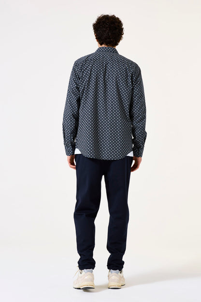 Garcia Jeans Camisa Estampada Deep Ink