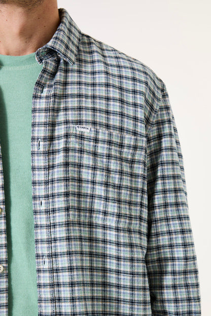 Garcia Jeans Camisa a Cuadros Off White