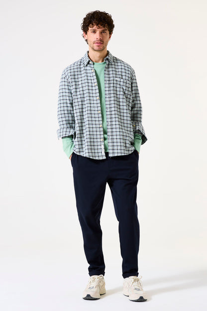 Garcia Jeans Camisa a Cuadros Off White