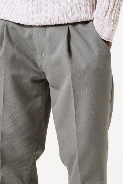 Garcia Jeans Pantalon Chino Elastico Con Pinzas Vetiver