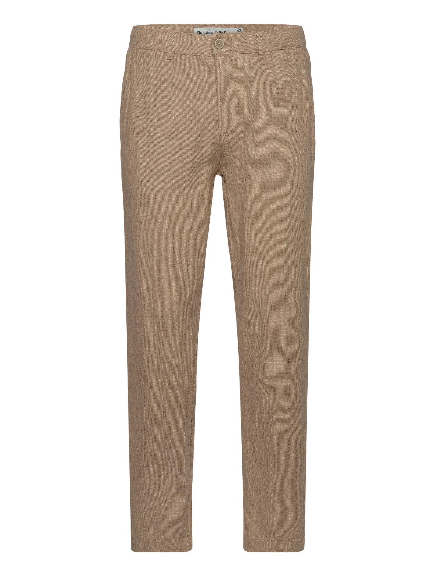 Indicode Jeans Pantalon de Lino Intrope Kelp
