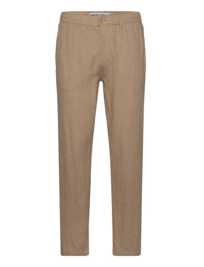 Indicode Jeans Pantalon de Lino Intrope Kelp