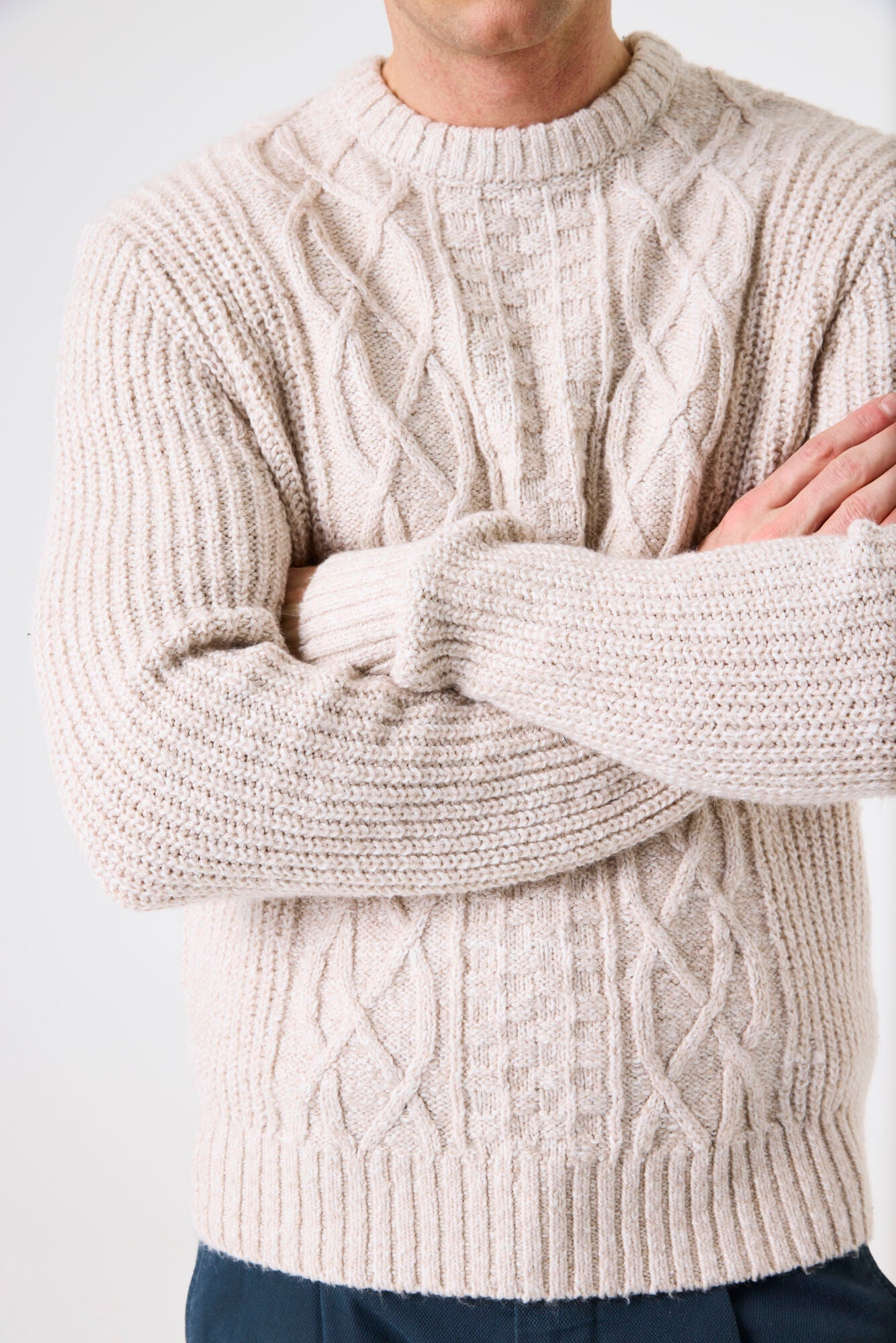 Garcia Jeans Pullover Cuello Redondo Moonbeam