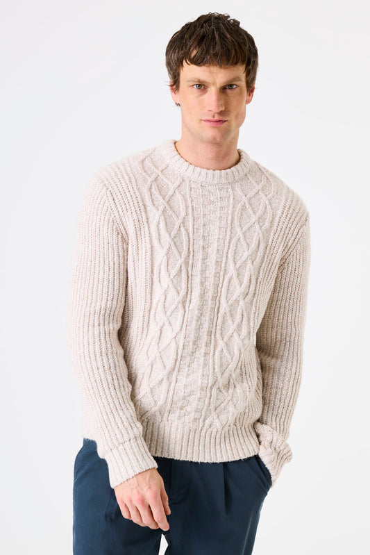 Garcia Jeans Pullover Cuello Redondo Moonbeam