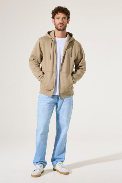 Garcia Jeans Sudadera con Capucha y Cremallera Covert Green