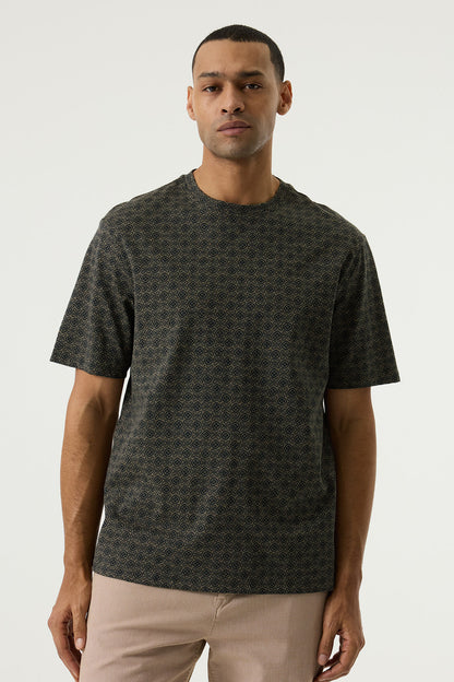 Garcia Jeans Camiseta Cuello Redondo Covert Green