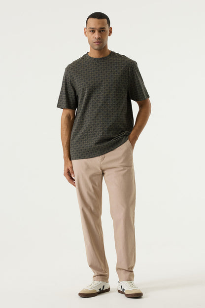 Garcia Jeans Camiseta Cuello Redondo Covert Green