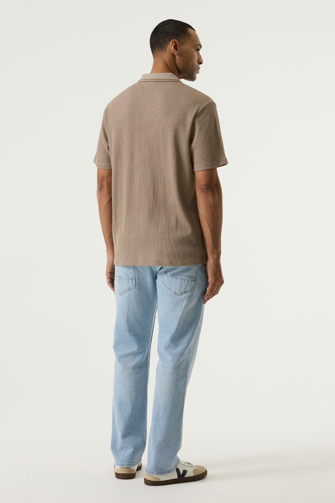 Garcia Jeans Polo Sin Botones Sand