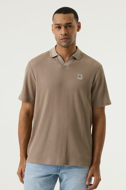 Garcia Jeans Polo Sin Botones Sand