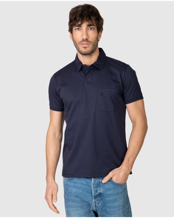 MSN Polo Manga Corta Slim Regular Massana Marino