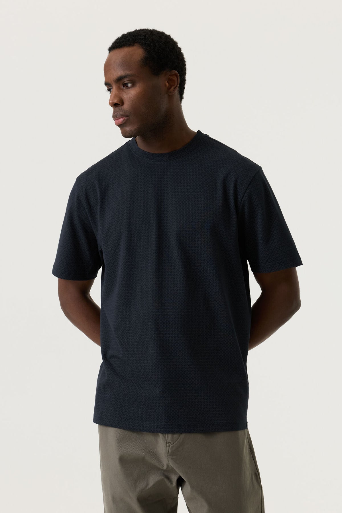 Garcia Jeans Camiseta Cuello Redondo Blue