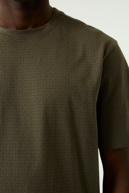 Garcia Jeans Camiseta Cuello Redondo Olive