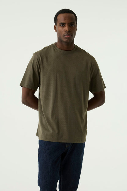 Garcia Jeans Camiseta Cuello Redondo Olive