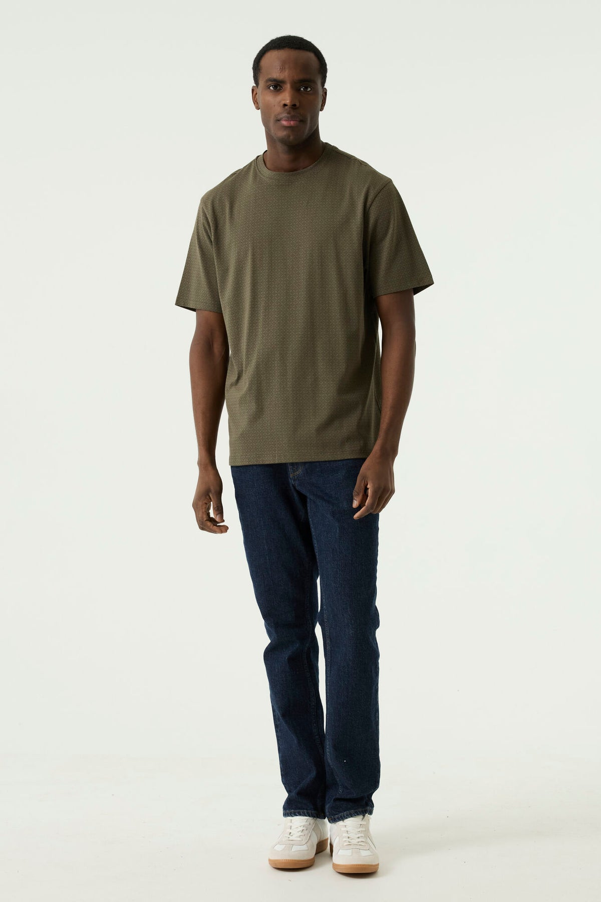 Garcia Jeans Camiseta Cuello Redondo Olive